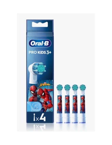 ORAL B RECAMBIO CEPILLO ELECTRICO SPIDERMAN 4 UNIDADE Higiene y Inicio - 