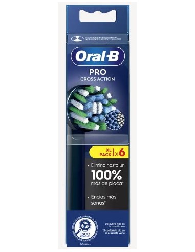 ORAL-B PRO CROSS ACTION RECAMBIO 6 UNIDADES Higiene y Inicio - ORAL B