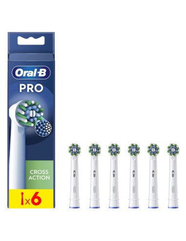 ORAL-B RECAMBIO CROSS ACTION PACK 6 UNIDADES Higiene y Inicio - ORAL B