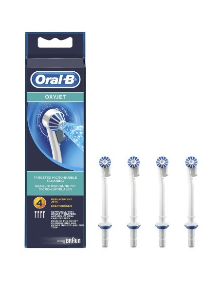 ORAL B IRRIGADOR CABEZAL DE RECAMBIO 4 UNIDADES Higiene y Inicio - 