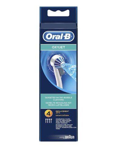 ORAL B IRRIGADOR CABEZAL DE RECAMBIO 4 UNIDADES Higiene y Inicio - 