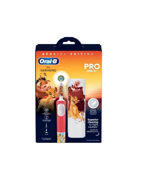 ORAL B PRO KIDS 3+ CEPILLO ELECTRICO REY LEON Higiene y Inicio - ORAL B