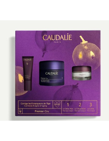 CAUDALIE COFRE PREMIER CRU TRIO ANTIEDAD GLOBAL Regalos menos de 50€ y Packs y cofres regalo - CAUDALIE