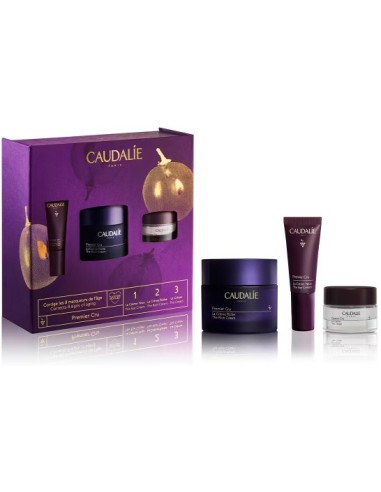 CAUDALIE COFRE PREMIER CRU TRIO ANTIEDAD GLOBAL Regalos menos de 50€ y Packs y cofres regalo - CAUDALIE