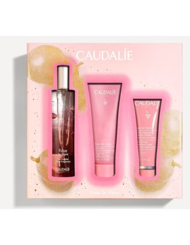 CAUDALIE COFRE NAVIDAD ROSE DE VIGNE Packs y cofres regalo y Cosmética facial - CAUDALIE