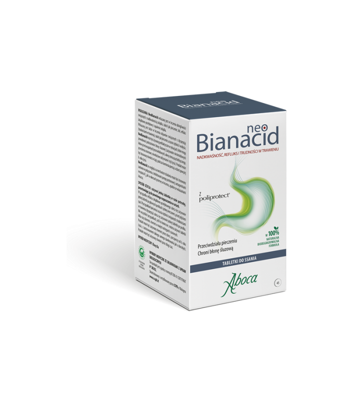 ABOCA NEOBIANACID ACIDEZ Y REFLUJO 45 COMPRIMIDOS MASTICABLES Salud y Inicio - ABOCA