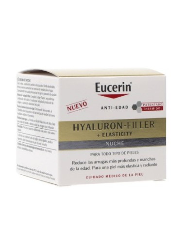EUCERIN HYALURON-FILLER + ELASTASTICIDAD CREMA NOCHE Cosmética facial y Cosmética - EUCERIN