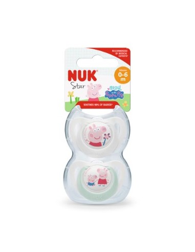 NUK CHUPETE STAR PEPPA PIG 0-6 MESES Inicio y  - NUK