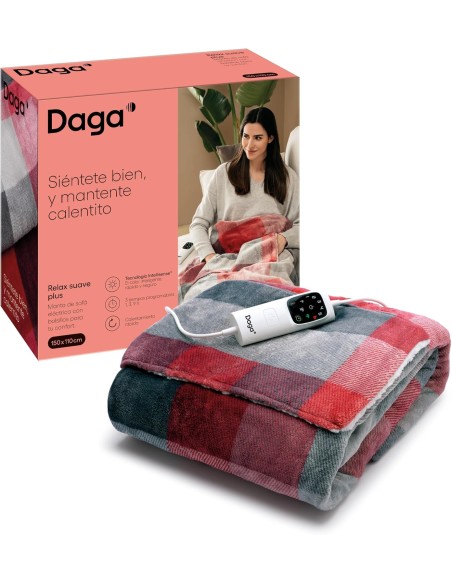 DAGA MANTA DE SOFA ELECTRICA RELAX SUAVE PLUS Mantas electricas y Salud Muscular y Articular - DAGA