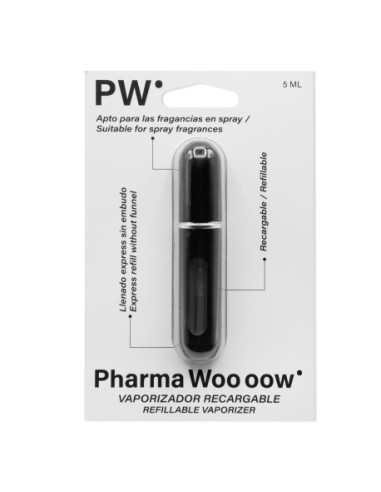PW VAPORIZADOR RECARGABLE PARA FRAGANCIAS 5ML Inicio y  - PW