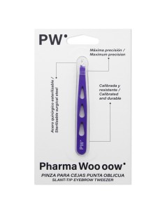 PW PINZA CEJAS PUNTA OBLICUA 1U Cejas y Contorno Ojos - PW
