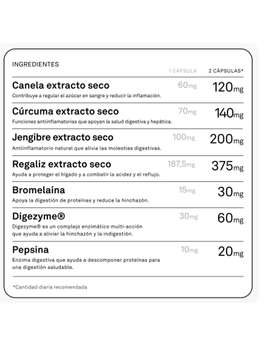 SUPERLATIVA DIGEST ON 60 CAPSULAS Gases y Salud Digestiva - SUPERLATIVA