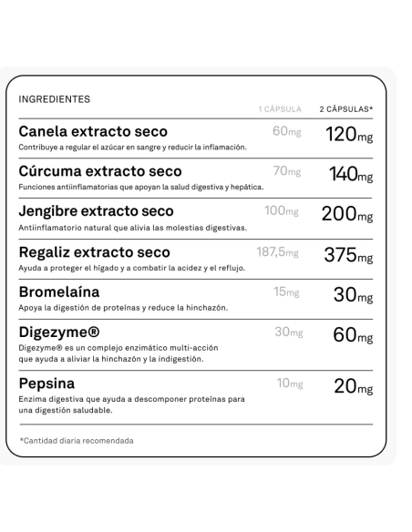 SUPERLATIVA DIGEST ON 60 CAPSULAS Gases y Salud Digestiva - SUPERLATIVA
