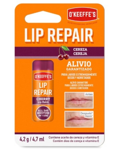 O´KEEFFE´S BALSAMO LABIAL LIP REPAIR CEREZA 4,2G Inicio y  - 