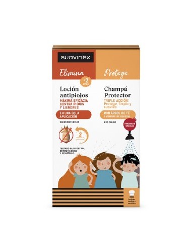 SUAVINEX PACK LOCION ANTIPIOJOS + CHAMPU PROTECTOR Inicio y  - SUAVINEX