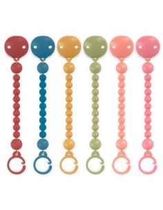 SUAVINEX SELECTION BROCHE PINZA BOLITAS SILICONA COLOURS INTENSE +0 M Chupetes y Accesorios del bebe - SUAVINEX