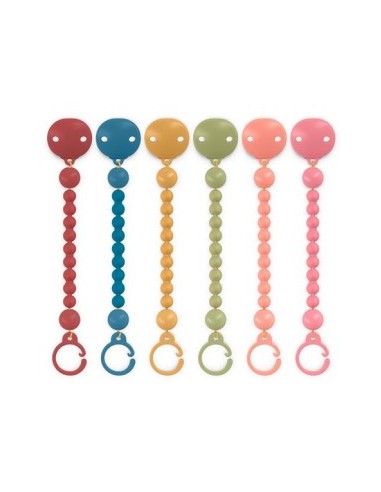 SUAVINEX SELECTION BROCHE PINZA BOLITAS SILICONA COLOURS INTENSE +0 M Chupetes y Accesorios del bebe - SUAVINEX