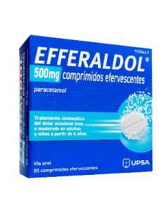 EFFERALDOL 500 MG 20 COMPRIMIDOS EFERVESCENTES Analgesicos y Analgésico y Antiinflamatorio - 