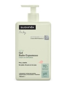 SUAVINEX PEDIATRIC GEL-CHAMPÚ ESPUMOSO 750ML Bebé y mamá y Inicio - SUAVINEX