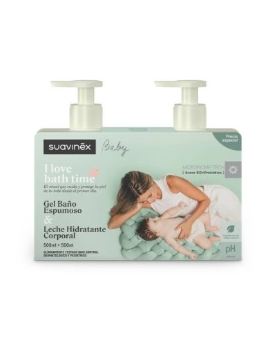 SUAVINEX I LOVE BATH TIME LECHE + GEL 500 ML Cuidado del bebe y Bebé y mamá - SUAVINEX