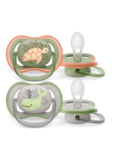 AVENT ULTRA AIR CHUPETE SILICONA 6-18M 2 UNIDADES Inicio y  - AVENT