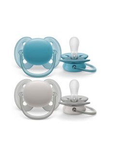 AVENT ULTRA SOFT CHUPETE SILICONA 6-18 MESES GRIS 2 UNIDADES Inicio y  - AVENT