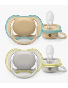 AVENT ULTRA AIR CHUPETE SILICONA 0-6M 2 UNIDADES Chupetes y Accesorios del bebe - AVENT