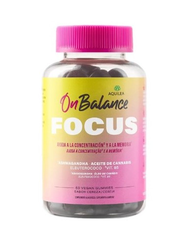 AQUILEA ON BALANCE FOCUS 60 GOMINOLAS CEREZA Inicio y  - AQUILEA