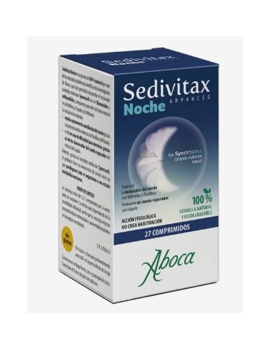 ABOCA SEDIVITAX NOCHE ADVANCED 27 COMPRIMIDOS Inicio y  - ABOCA