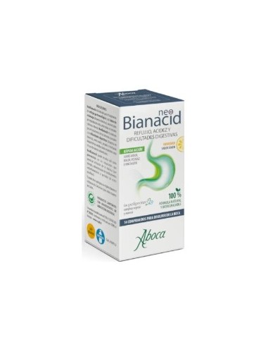 ABOCA NEOBIANACID 14 COMPRIMIDOS SABOR LIMON Salud y Inicio - ABOCA
