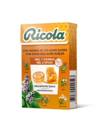 RICOLA CARAMELOS MIEL Y HIERVAS 70 G Inicio y  - RICOLA