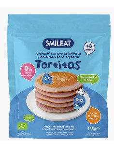 SMILEAT TORTITAS DE AVENA Y ARANDANOS 125G Inicio y  - SMILEAT