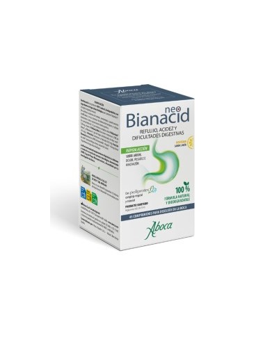 ABOCA NEOBIANACID 45 COMPRIMIDOS SABOR LIMON Acidez y reflujo y Salud Digestiva - ABOCA