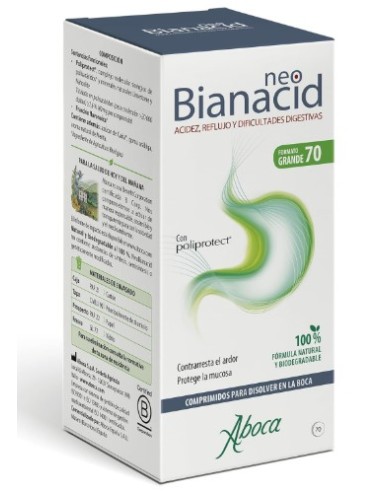 ABOCA NEOBIANACID 70 COMPRIMIDOS SABOR LIMON Acidez y reflujo y Salud Digestiva - ABOCA