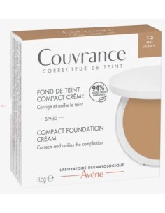 AVENE COUVRANCE BASE DE MAQUILLAJE EN CREMA COMPACTA 1.3 MIEL 8.5G Cosmética facial y Cosmética - AVENE