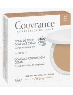 AVENE COUVRANCE BASE MAQUILLAJE EN CREMA COMPACTA 1.2 ARENA 8.5G Cosmética facial y Cosmética - AVENE