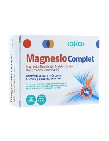 SAKAI MAGNESIO COMPLET 60 COMPRIMIDOS Inicio y  - 