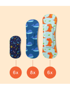 WILD STRIPES TIRITAS INFANTILES NIÑO 20 UNIDADES Tiritas y Golpes y heridas - WILD STRIPES 2