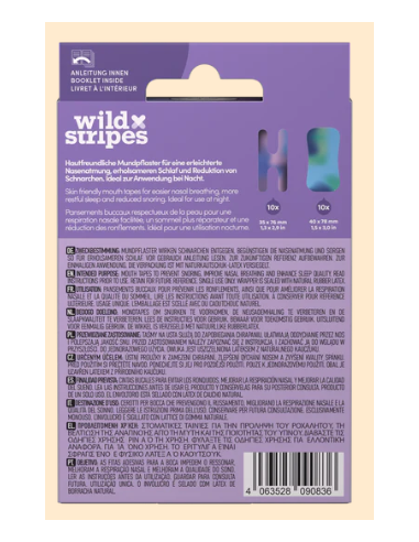 WILD STRIPES TIRITAS PARA BOCA 20 UNIDADES Inicio y  - WILD STRIPES