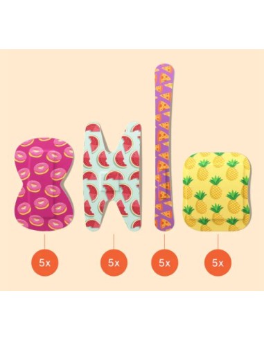 WILD STRIPES TIRITAS VARIADAS 20 UNIDADES Inicio y  - 