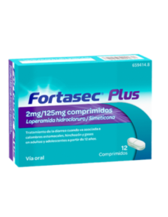 FORTASEC PLUS 2-125 MG 12 COMPRIMIDOS Diarrea y Trastornos Digestivos - 