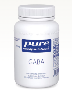 PURE ENCAPSULATIONS GABA 60 CAPSULAS VEGETALES Ansiedad y Sistema nervioso - 
