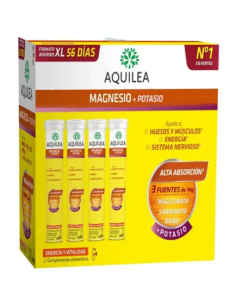 AQUILEA MAGNESIO+ POTASIO 56 COMPRIMIDOS EFERVESCENTES Inicio y  - 