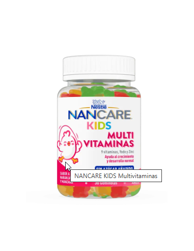 NANCARE KIDS MULTIVITAMINAS 30 GOMINOLAS Inicio y  - NAN