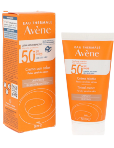 AVENE SOLAR CREMA COLOR SPF50+ 50ML