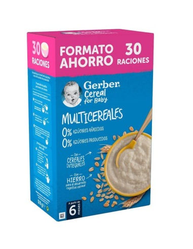 GERBER PAPILLA MULTICEREAL 510G Inicio y  - 