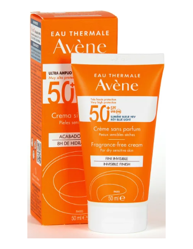 AVENE SOLAR CREMA SPF50+ 50ML Solares y Cosmética - AVENE