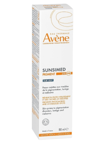 AVENE SUNSIMED PIGMENT BLUE LIGHT 80 ML Solares y Cosmética - AVENE