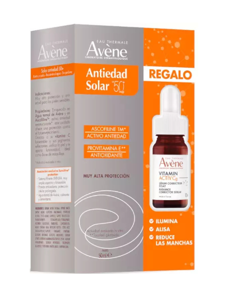 AVENE SOLAR ANTIEDAD SPF50+ 50ML Solares y Cosmética - AVENE