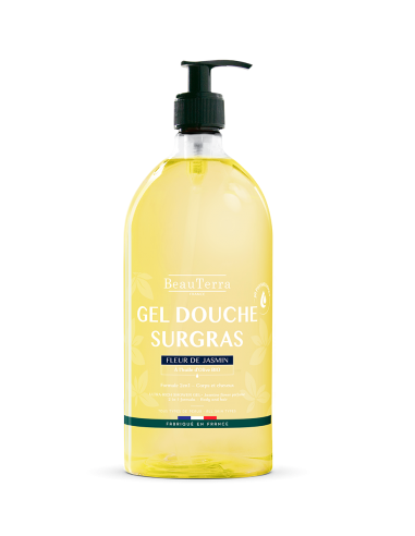 BEAUTERRA GEL DUCHA FLOR DE JAZMIN 1 L Jabones de baño y Higiene Corporal - BEAUTERRA